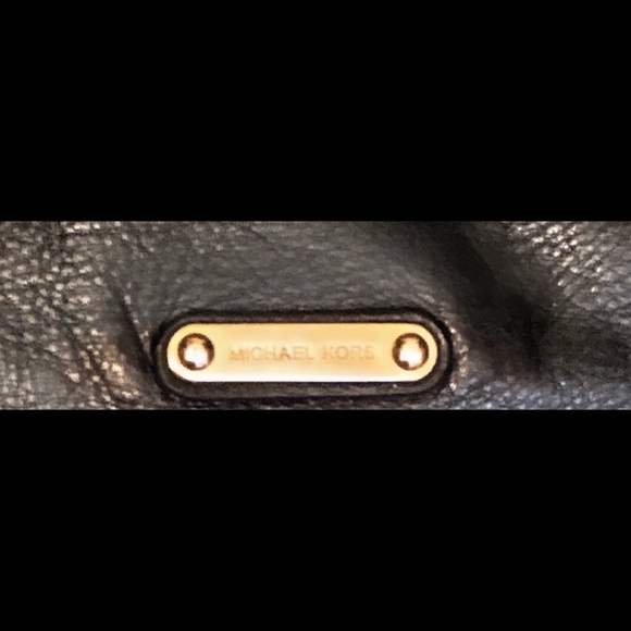 Michael Kors Large Black Leather Tote - Picture 3 of 7